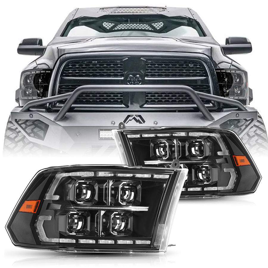 2009-2018 Dodge Ram 1500 2500 3500 Full LED Performance Headlights