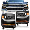 For 2016-2019 Chevy Silverado 1500 LD HID/Xenon Headlights