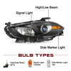 2013-2016 Dodge Dart Halogen Projector Headlights