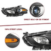 For 2013-2016 Dodge Dart Halogen Projector Headlights